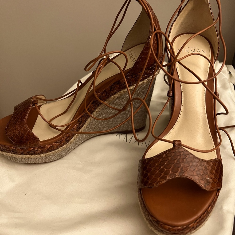 Alexandre BIRMAN leather shoes, US 7 / EU 37, brown